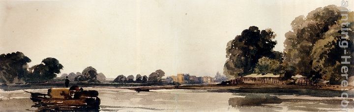 Peter de Wint Cookham On The Thames